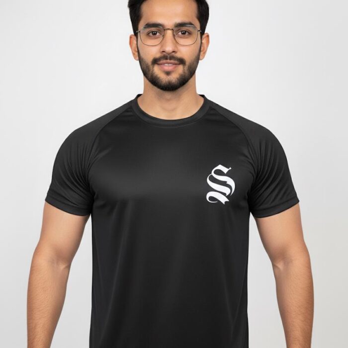 Slthrs Black Dri-Fit Tee