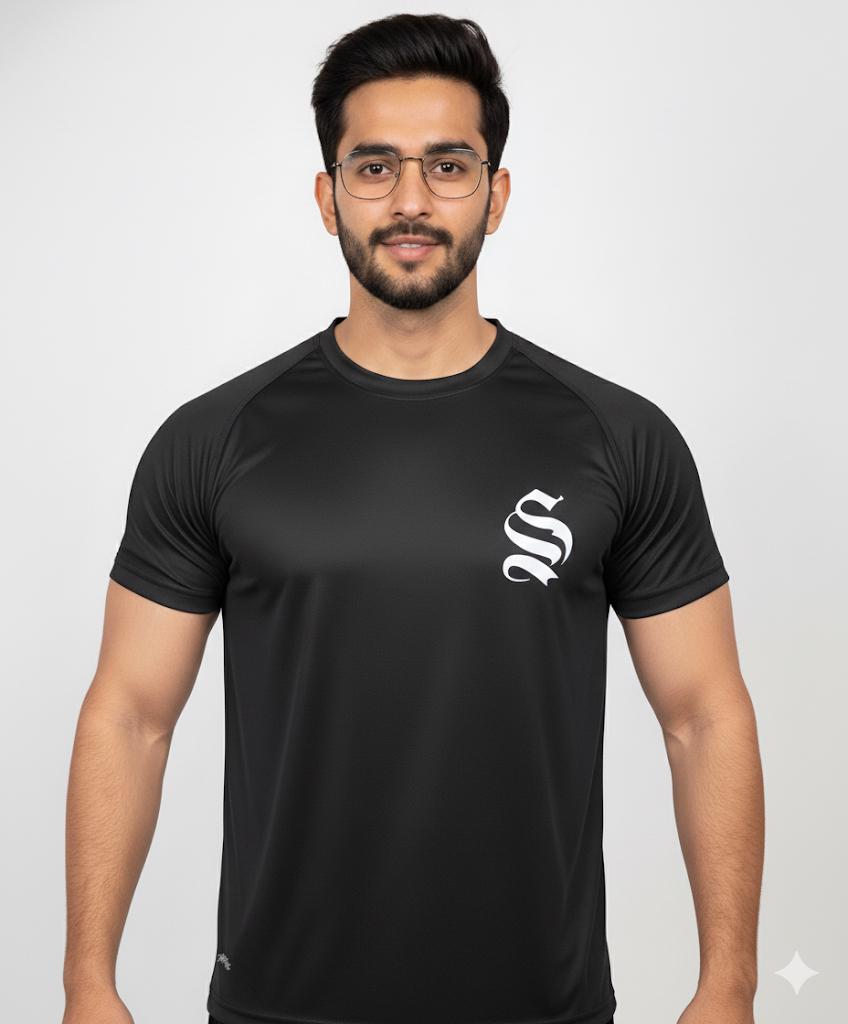 Slthrs Black Dri-Fit Tee